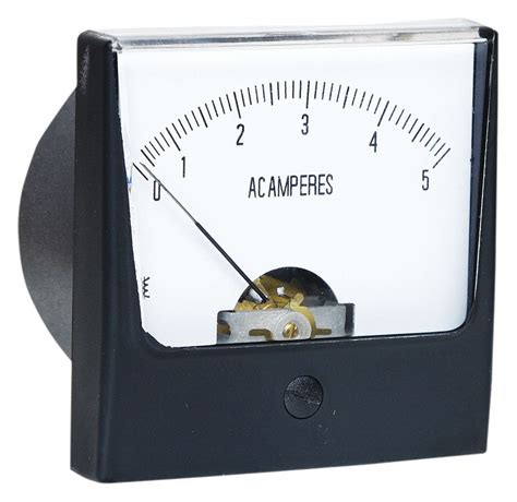 GRAINGER APPROVED Analog Panel Meter AC Current 0 5 AC A 12G369