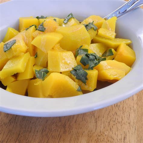 Butternut Squash With Browned Butter Sage Sauce