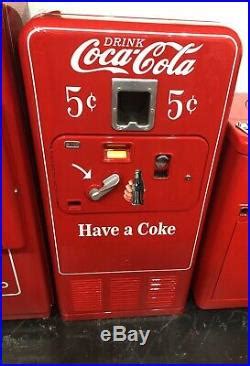 Original S Antique Coke Machine Coca Cola Restored Coin Op Vending