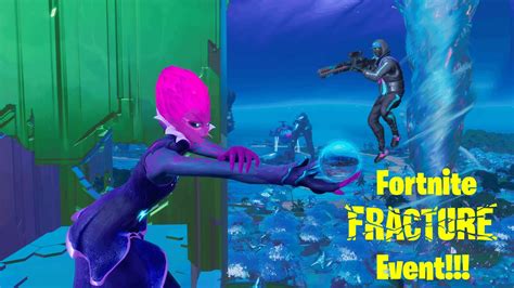 Checking Out The Fortnite Fracture Event Youtube