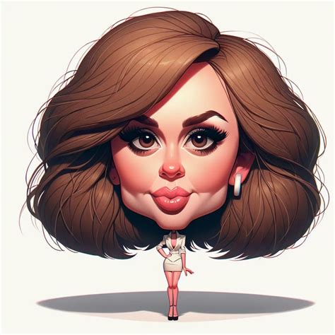 fun caricature  dua lipa cartoon charisma ai art generator easy