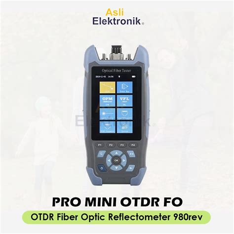 Jual Pro Mini OTDR Fiber Optic Reflectometer 980rev With 9 Functions