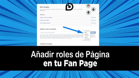 Añadir Roles Administrador Editor moderador en Fan Page Facebook