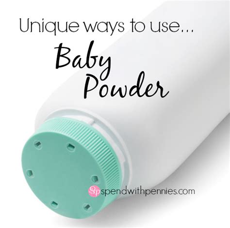 Unique Ways To Use Baby Powder Who Knew I Use 6 All The Time