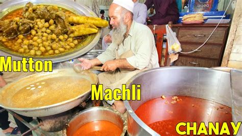 60 Years Old Lahori Nashta Famous Gluham Rasool Mutton Chanay