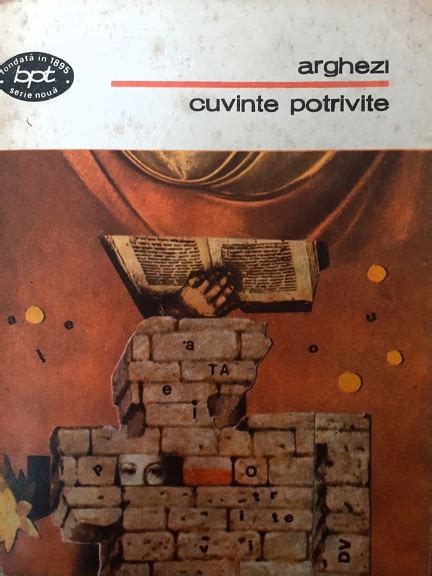 Tudor Arghezi Cuvinte Potrivite Anticariatul Online