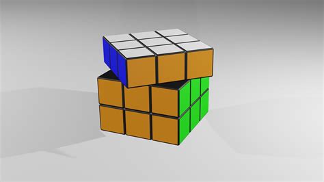 3D Rubiks Cube 1 Model - TurboSquid 2147082