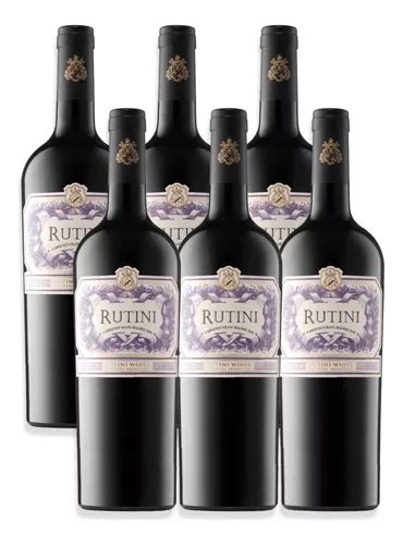 Vino Tinto Rutini Cabernet Franc Malbec Ml Caja X U