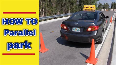 How To Parallel Park Pass Driving Test Auto Tips Youtube