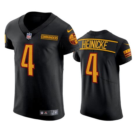 Washington Commanders Taylor Heinicke Black Elite Jersey - Men's - NB ...