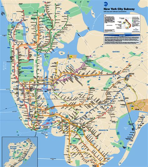 MTA 5 Train Map