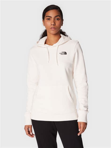 The North Face Bluza Simple Dome NF0A7X2T Biały Regular Fit Modivo pl