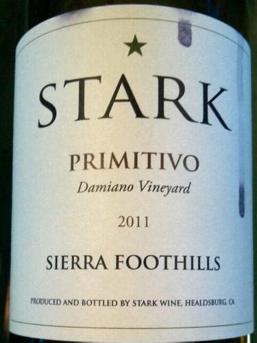 Stark Damiano Vineyard Primitivo Vivino Us