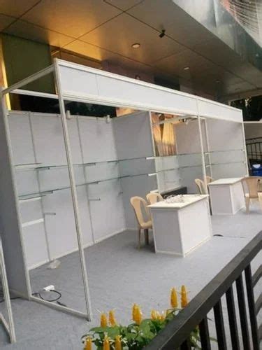 White Wooden Exhibition Stalls On Hire At Rs 350 Square Meter In Mumbai