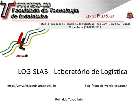 PPT LOGISLAB Laboratório de Logística PowerPoint Presentation free