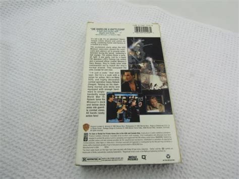 Under Siege Vhs Steven Seagal Tommy Lee Jones Picclick Uk