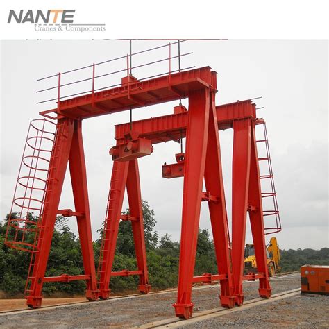 CE Certificate 5t Single Box Girder Gantry Crane With Low Headroom