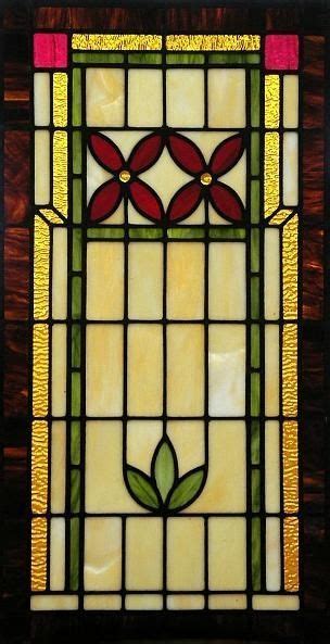 Craftsman Style Windows Craftsman Style Sidelight Window This Craftsman Style Stained Glass