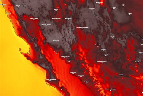 Clima En Baja California Advierten Calor Extremo Y Vientos Fuertes