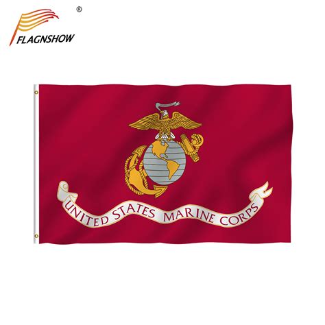 Flagnshow US Marine Corps USMC Flag | FLAGNSHOW