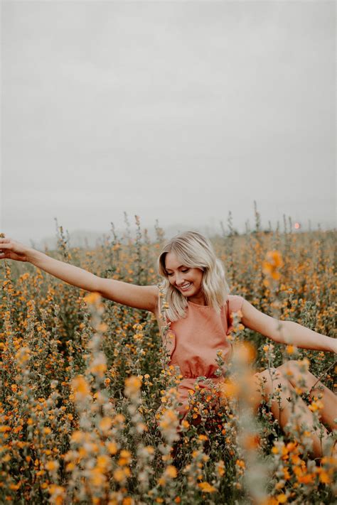 Spring Photoshoot Spring Photoshoot Flower Field Arizona Senior