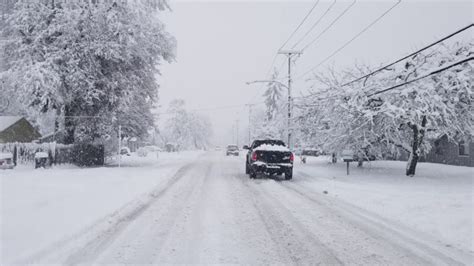 Heavy Snow Likely to Blanket Eugene Area Around Christmas