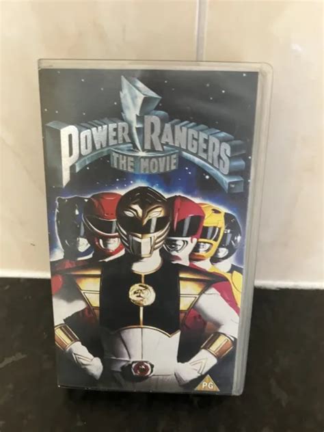 Power Rangers The Movie Th Century Fox Vhs Video Tape Mighty