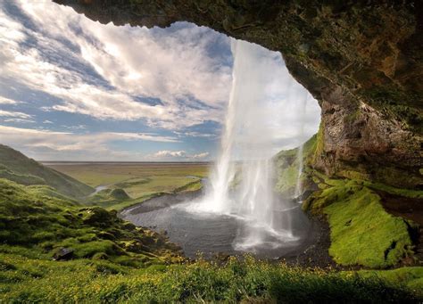 Wallpaper Landscape Waterfall Lake Rock Nature Reflection Coast