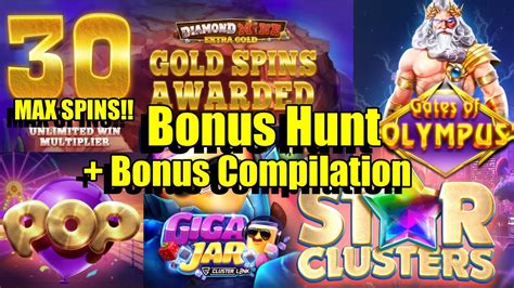 Bonus Hunt Diamond Mine Extra Gold Max Spins Giga Jar Pop Much