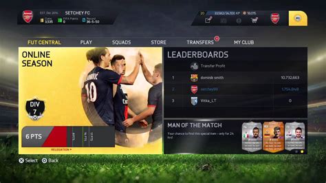 Fifa 15 Fut Hub In Menus Youtube