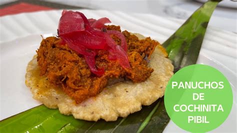 Panuchos de Cochinita Pibil Receta rica y fácil de preparar Cocina