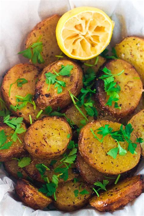 Greek Lemon Potatoes The Greek Glutton Recipe Greek Lemon Potatoes Greek Recipes Lemon