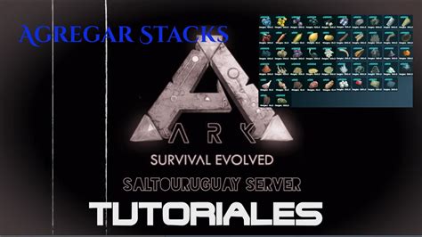 📚como Configurar Y Agregar Stacks De Objetos En Los Servidores Ark Pc