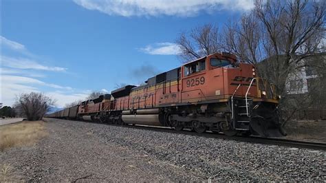 NB BNSF Empty Coal Train With All SD70ACes 2 DP Units YouTube