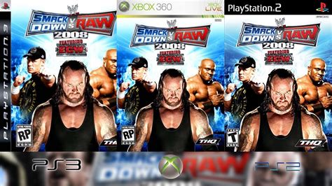 Smackdown Vs Raw 2008 Ps2 Vs Ps3 Vs Xbox 360 Youtube