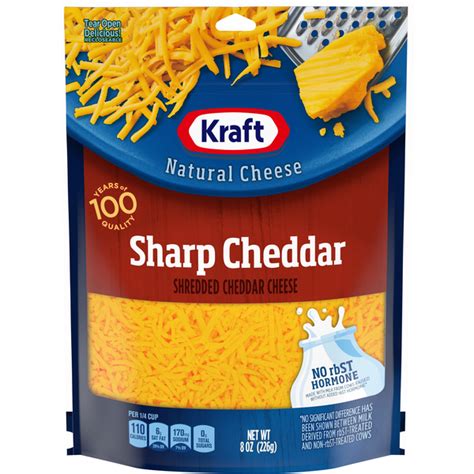 Save on Kraft Cheddar Cheese Sharp Shredded Natural Order Online ...