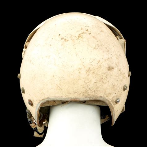 Original Us Vietnam War Usn Pilot Aph 6a Flight Helmet With Oxygen