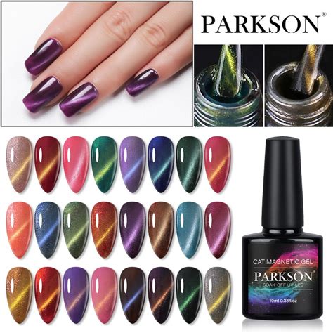 Parkson novo design da arte do prego manicure 9d cat eyes gel magnético