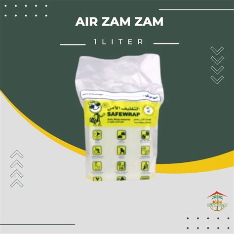 Jual Air Zam Zam 1 Liter Asli Original Shopee Indonesia