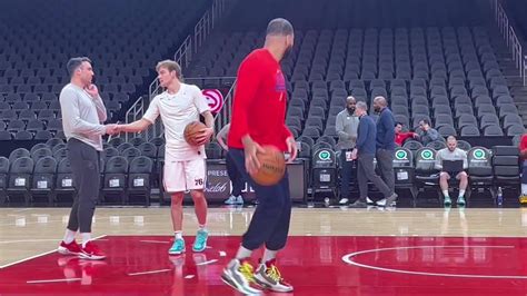 2023 Slam Dunk Champion Mac Mcclung Warming Up For Tonight Game Vs