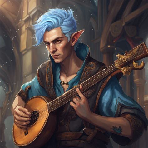 Dnd Character An Half Elf Bard Ai Generated Artwork Nightcafe Creator