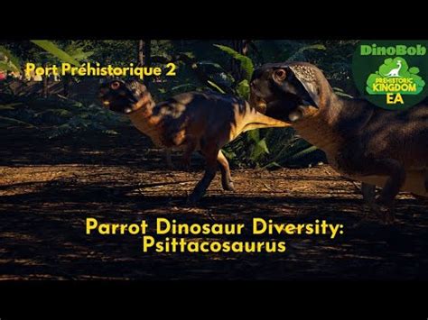 Port Prehistorique 2 Parrot Dinosaur Diversity Psittacosaurus