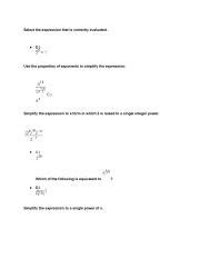 Sophia College Algebra Unit Challenge Pdf Select The Expression