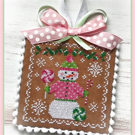 Holiday Kringle Christmas Cross Stitch Pdf Chart Etsy