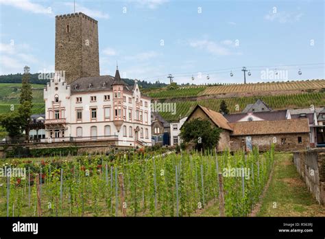 Rudesheim Hesse Germany Boosenburg Castle Th Century Tower Mid