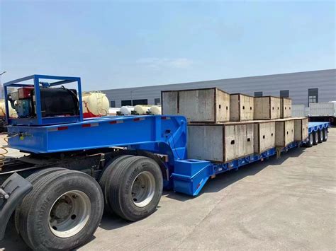 Swan Neck Removable Low Loader Semi Trailer For Engineering Machinery