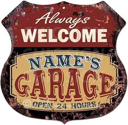 Amazon.com: personalized garage sign