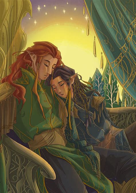 Маэдрос и Фингон Maedhros And Fingon Napping After Probably Sneaking