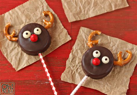 Oreo Reindeer Pops Oh Nuts Blog