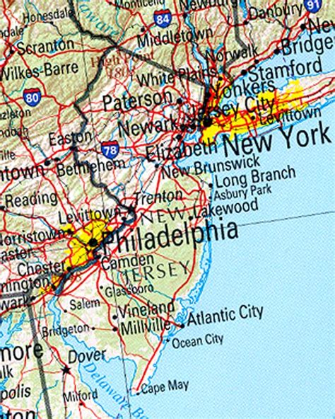 map of new jersey - Map Pictures